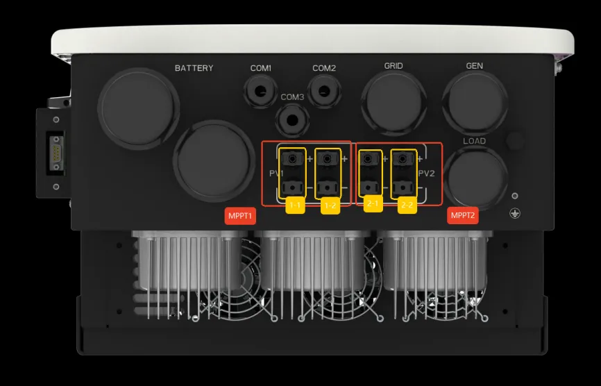 MPPT interface combination on solar inverter