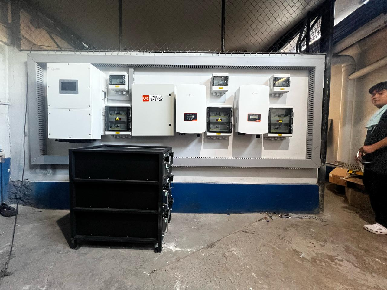 The customized 30kw solar system project in the Philippines has started to produce clean energy