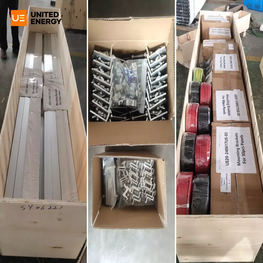 Mounting brackets and other accessories for solar projects