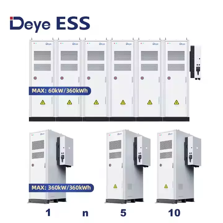 A maximum of 10 battery energy storage cabinets can be connected in parallel