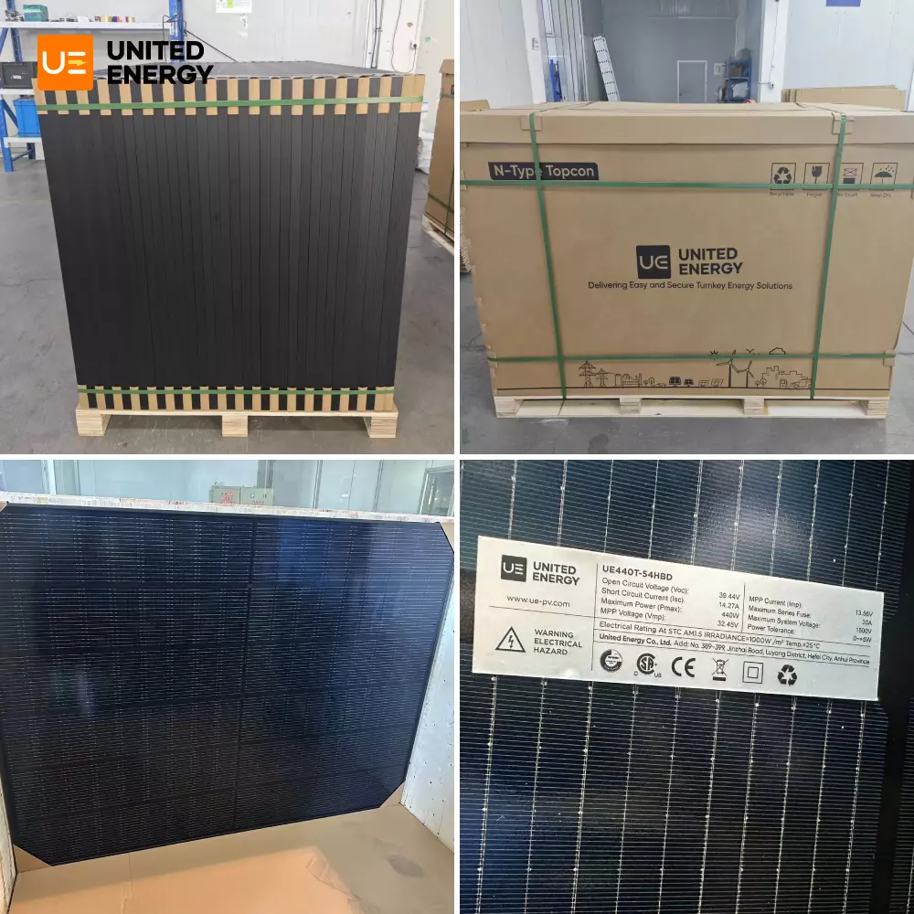 12kw solar project uses all black solar panels and is preparing for delivery