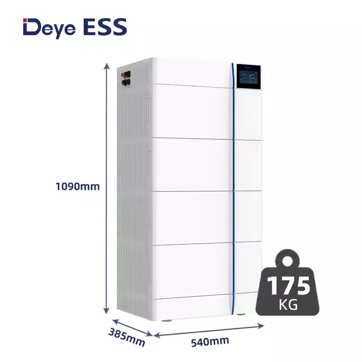 Battery height 1090mm, width 385mm, length 540mm, weight 175kg