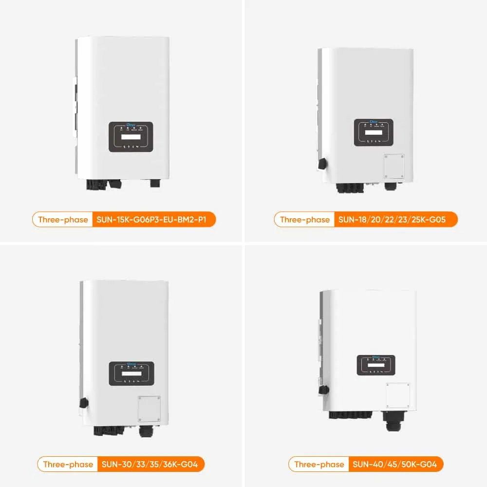 Four different deye on grid inverter