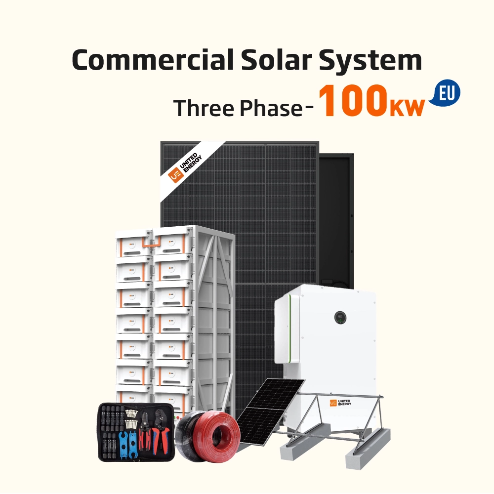 100kW Solar Energy Solutions Three-Phase Hybrid PV+ESS System