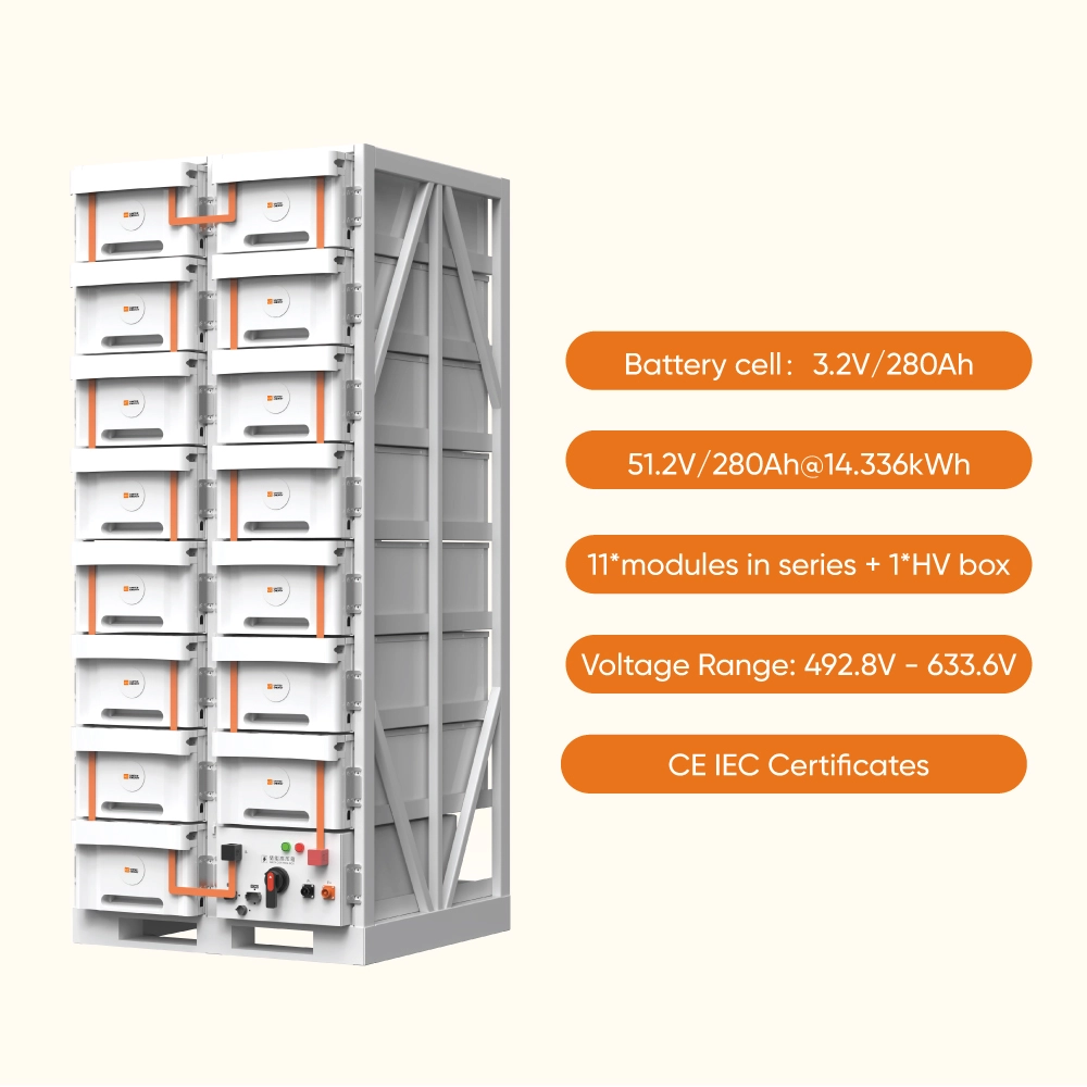 250kw solar system lithium battery