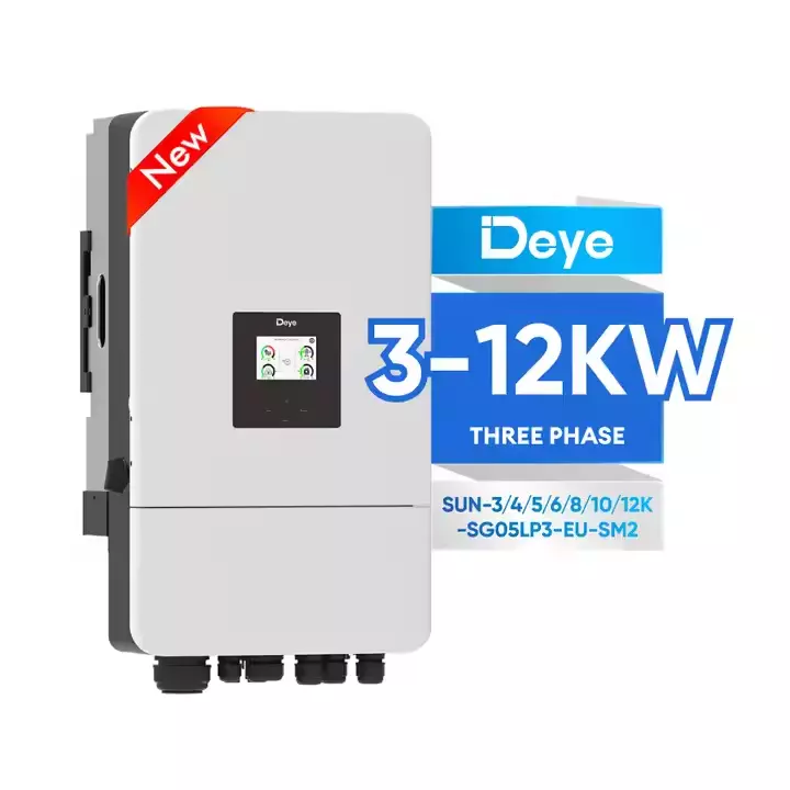 Deye Three Phase Hybrid Inverter 3-12kW Unbalanced Output