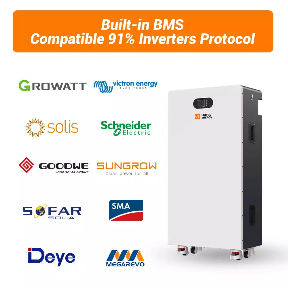 10kw lithium battery can be compatible with more than 91% of inverters