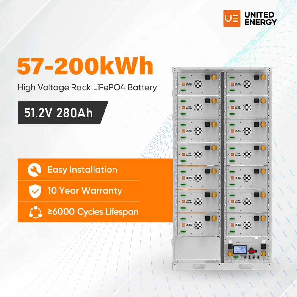 200kwh high voltage rack type lithium battery