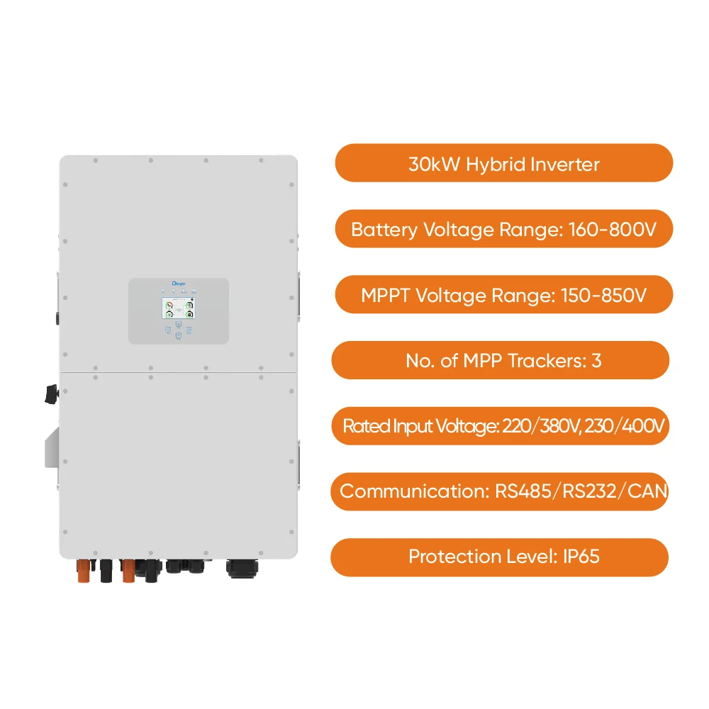 30kw hybrid grid energy storage inverter