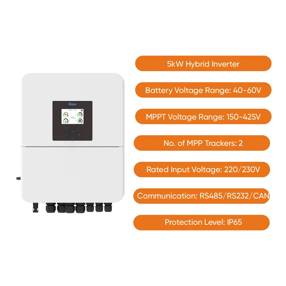 5kw hybrid inverter for home solar system