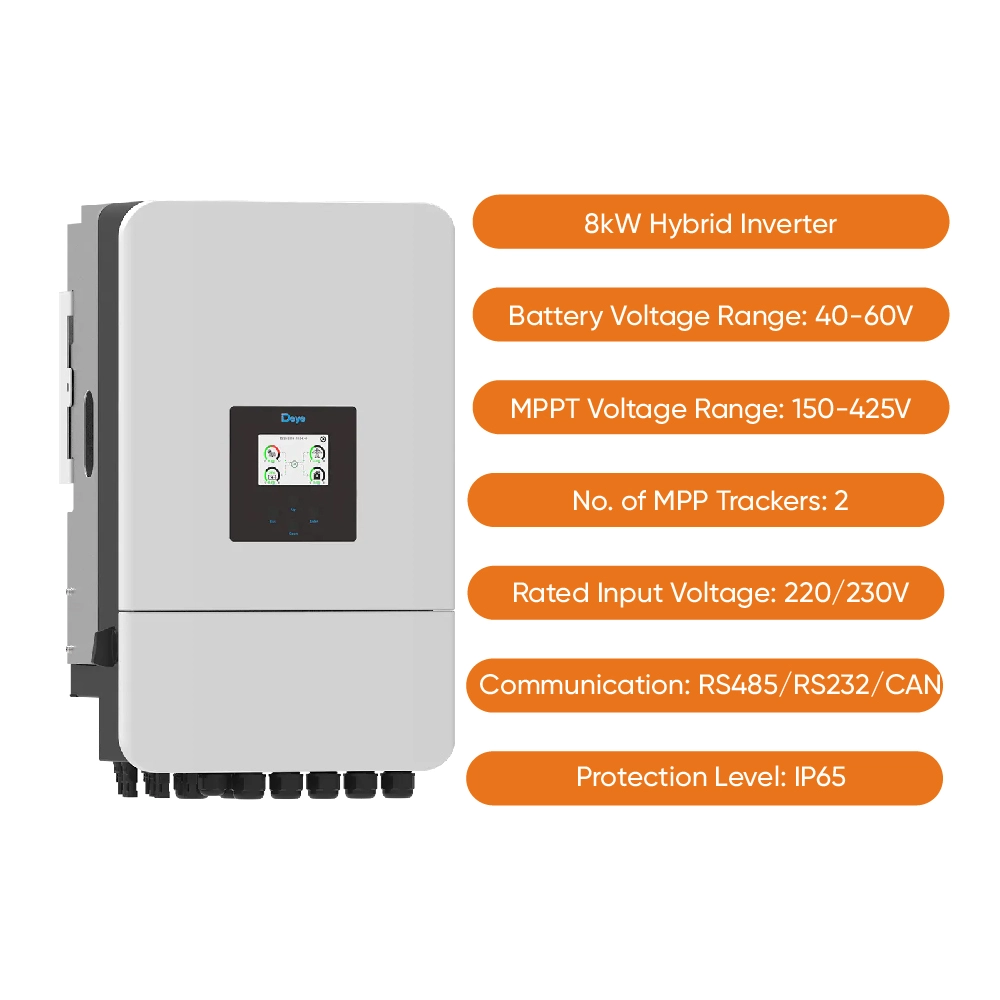 8kw Deye hybrid grid energy storage inverter