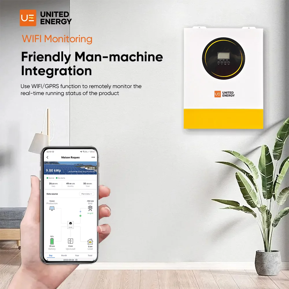 Communicate with the off-grid inverter via mobile phone