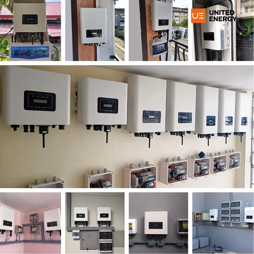 Deye European on-grid inverter installed on the wall