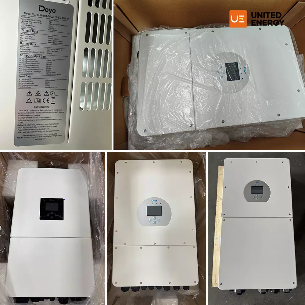 Deye European version hybrid inverter packaging