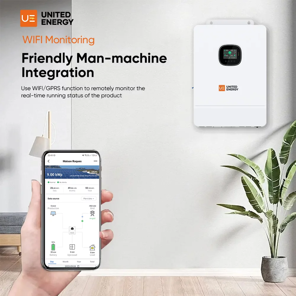 Mobile phone remote monitoring 12kw single phase off-grid inverter