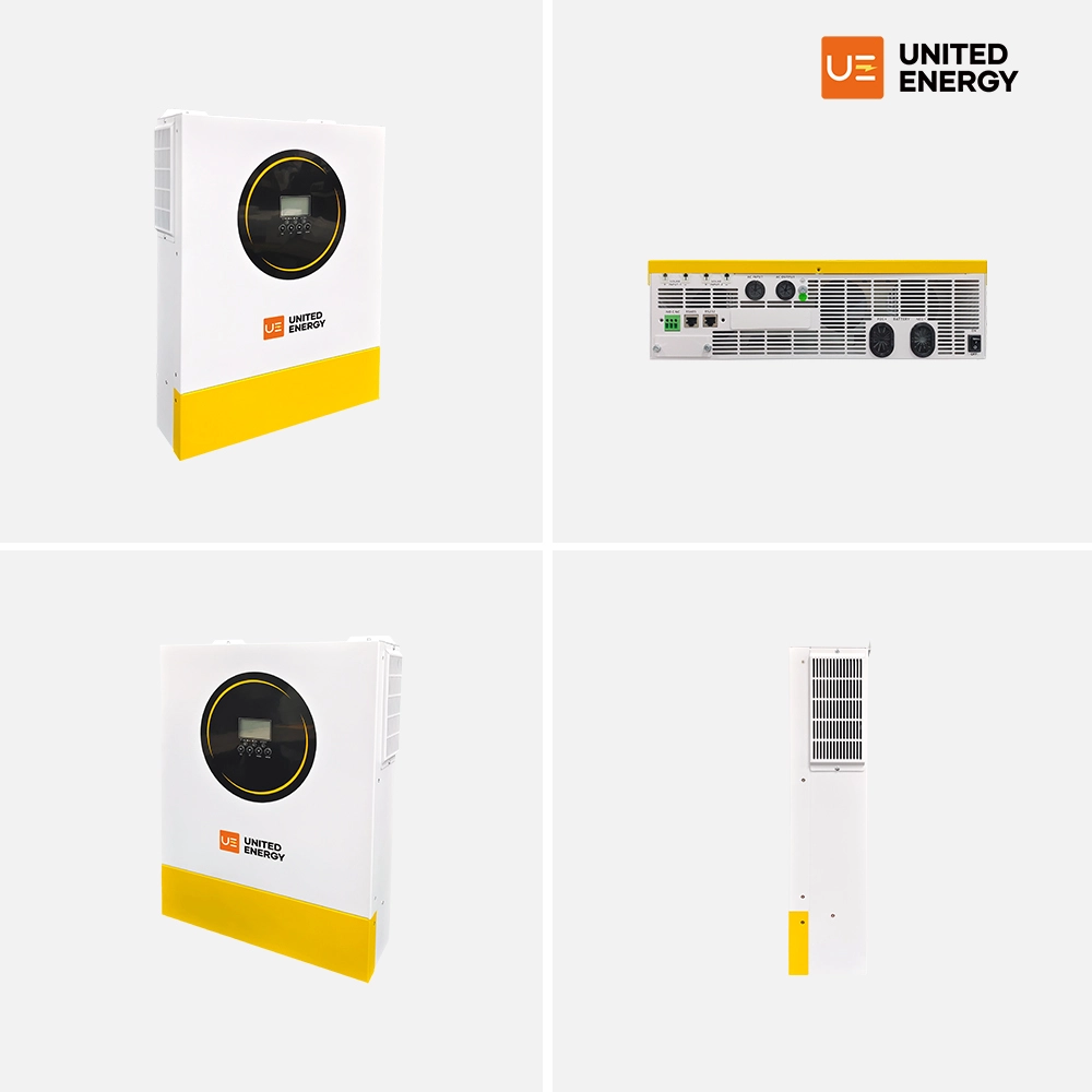 The front, side, back and bottom of the ue 11kw off-grid inverter