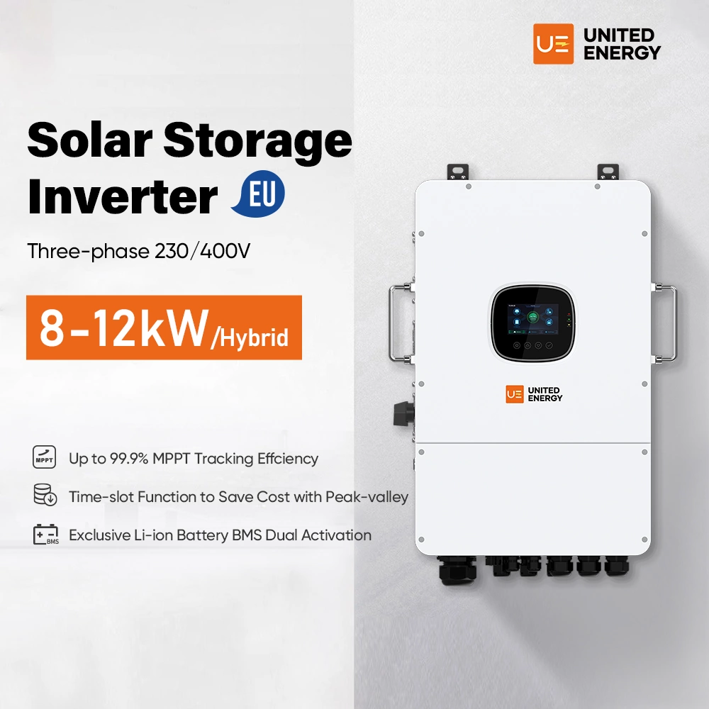 12kW Three-Phase Solar Inverter 8K-12K 99.9% MPPT 260A Charging Industrial-Grade Performance