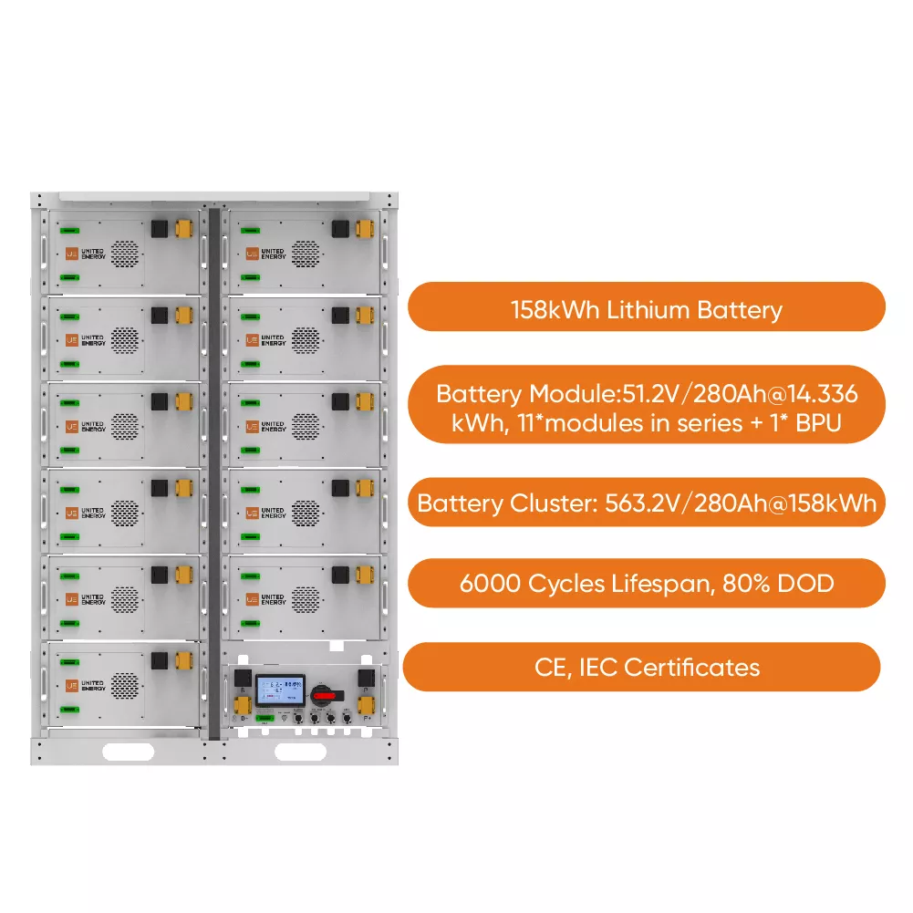 158kwh high voltage lithium battery