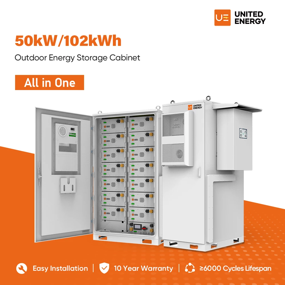 102kWh Integrated Solar Battery Storage Cabinet
