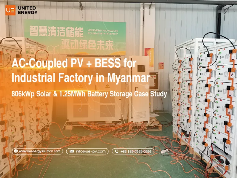 1.25MWh AC-Coupled PV + BESS in Myanmar