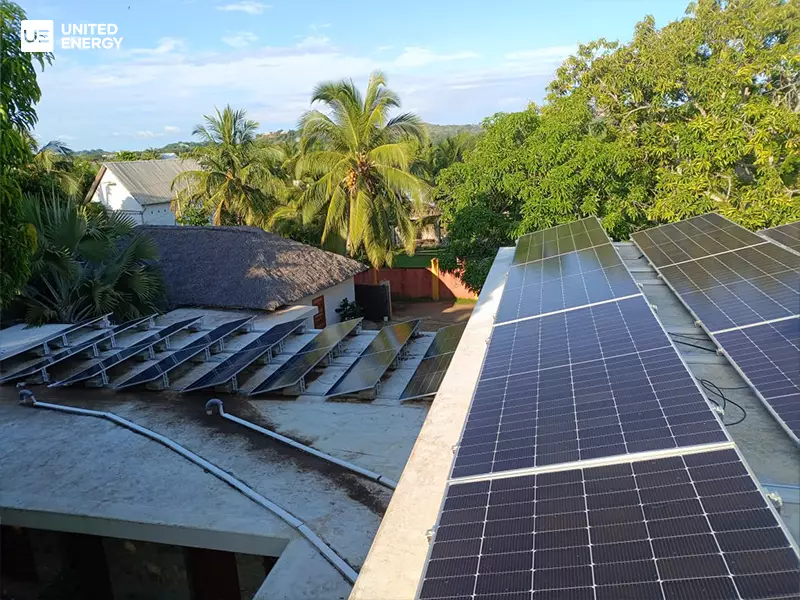 30kW PV+90kWh Battery Solar System in Madagascar