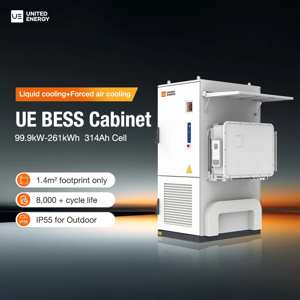 UE BESS Cabinet 99.9kW/261kWh All-in-One Liquid-Cooled Energy Storage