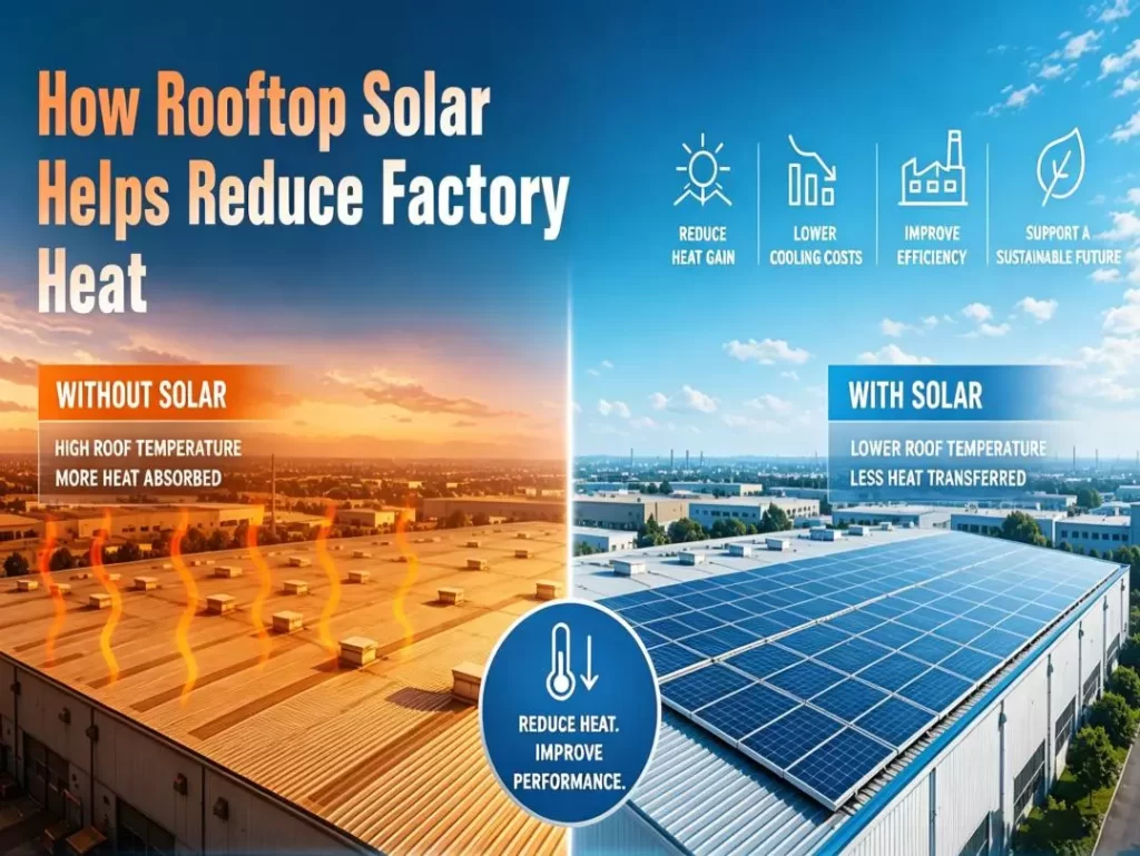 Does Rooftop Solar Reduce Factory Roof Heat?
